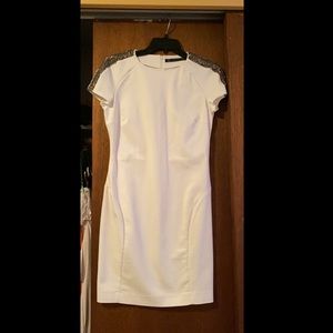 White Zara dress size medium,like new